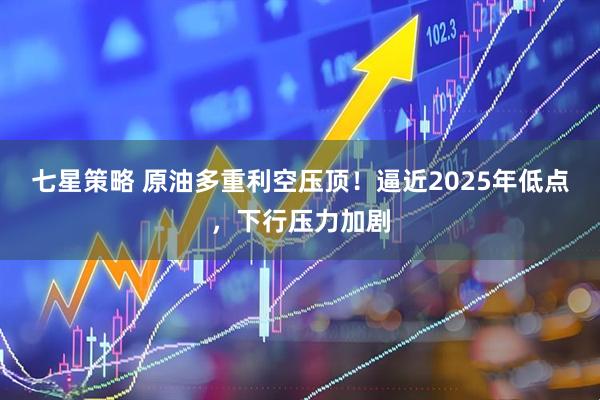 七星策略 原油多重利空压顶！逼近2025年低点，下行压力加剧