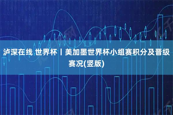 泸深在线 世界杯丨美加墨世界杯小组赛积分及晋级赛况(竖版)